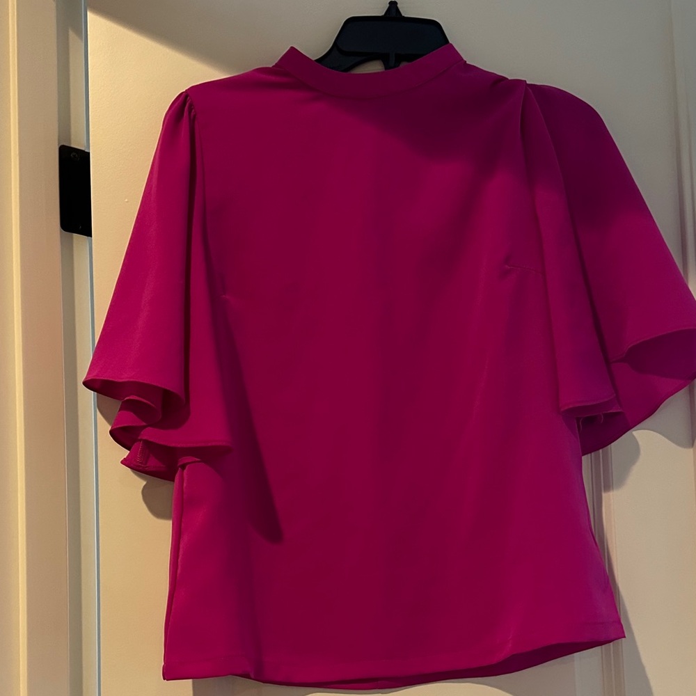 TCEC Vibrant Pink Blouse